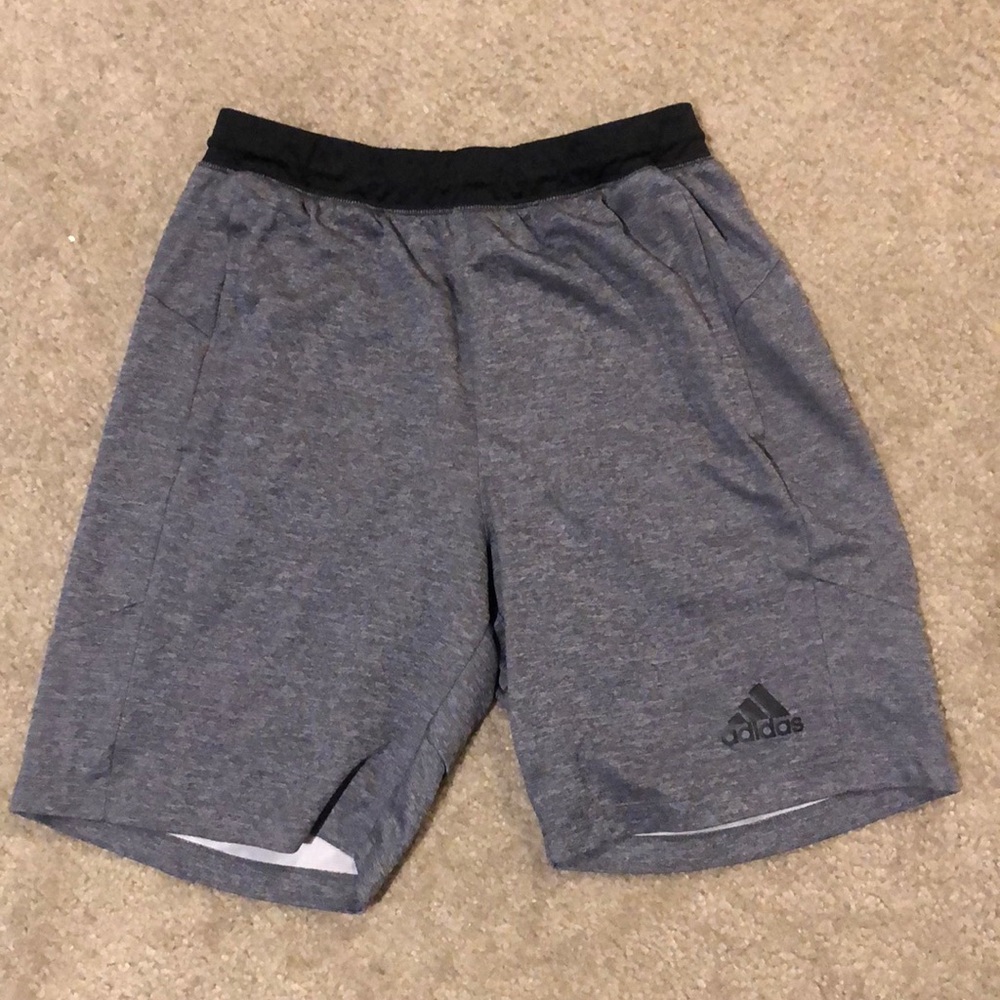 Mens Grey Adidas shorts